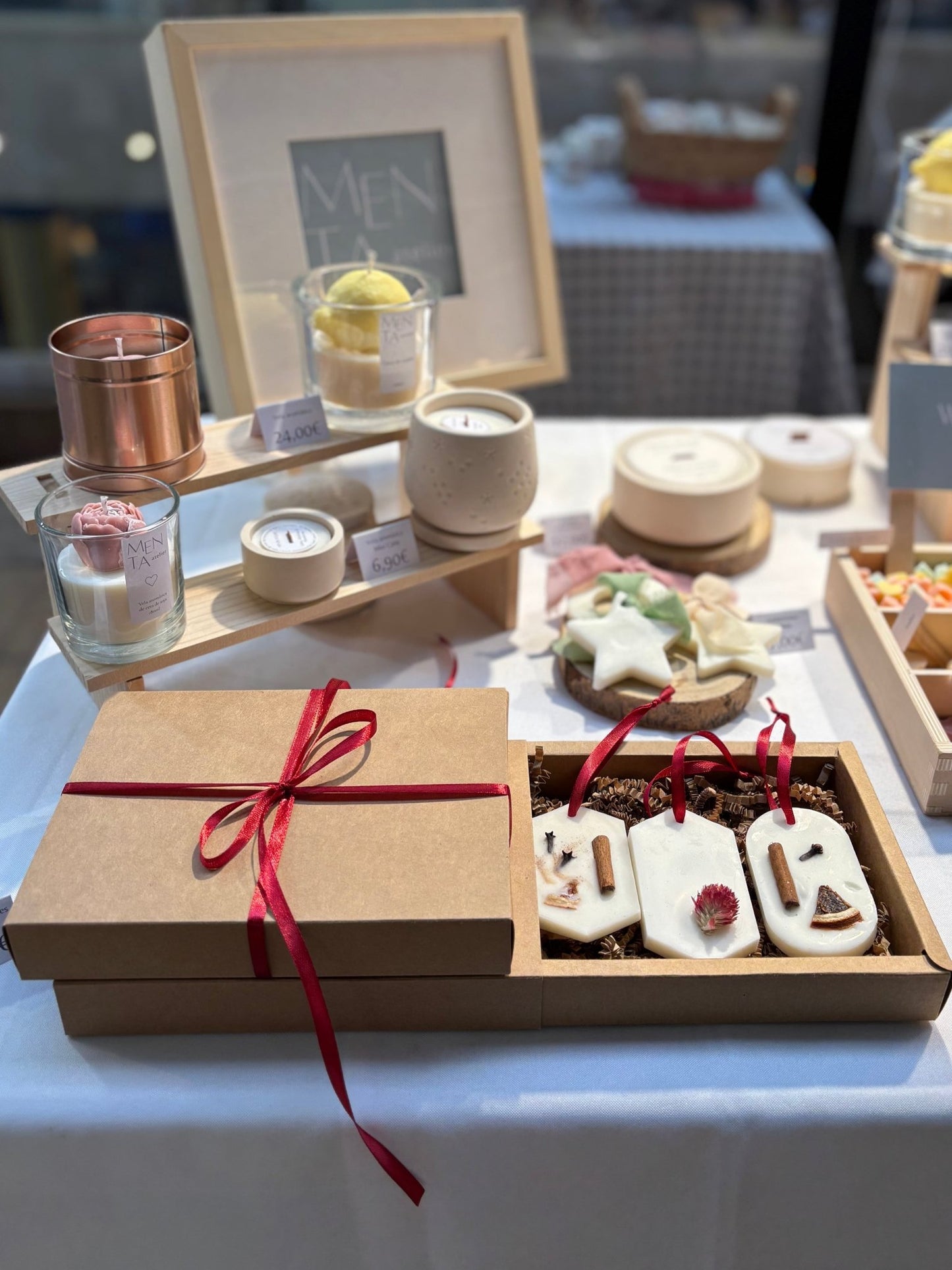 Caja de ambientadores sólidos decorados - Menta Atelier