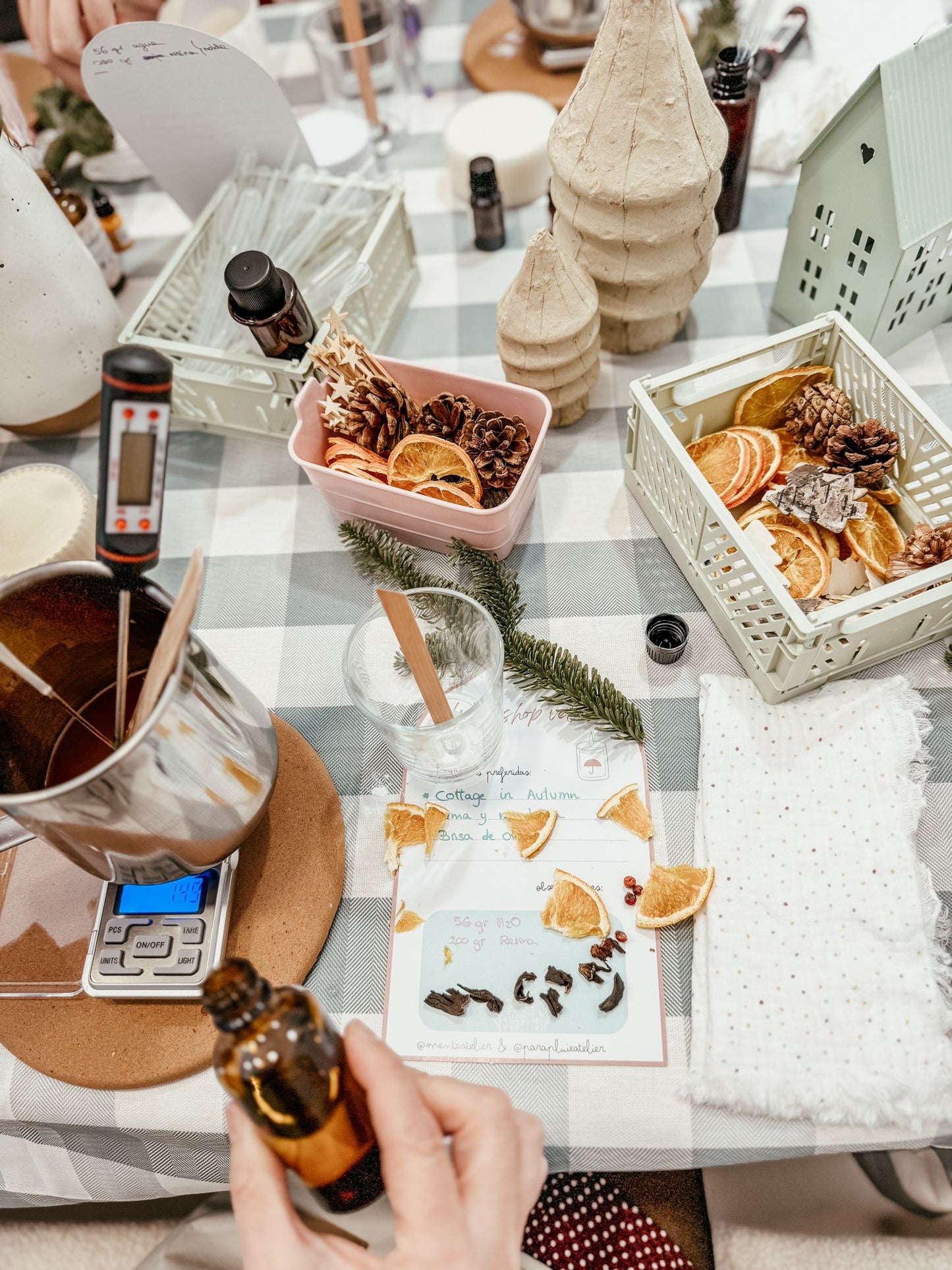 Taller de ambientadores sólidos & wax melts - Menta Atelier