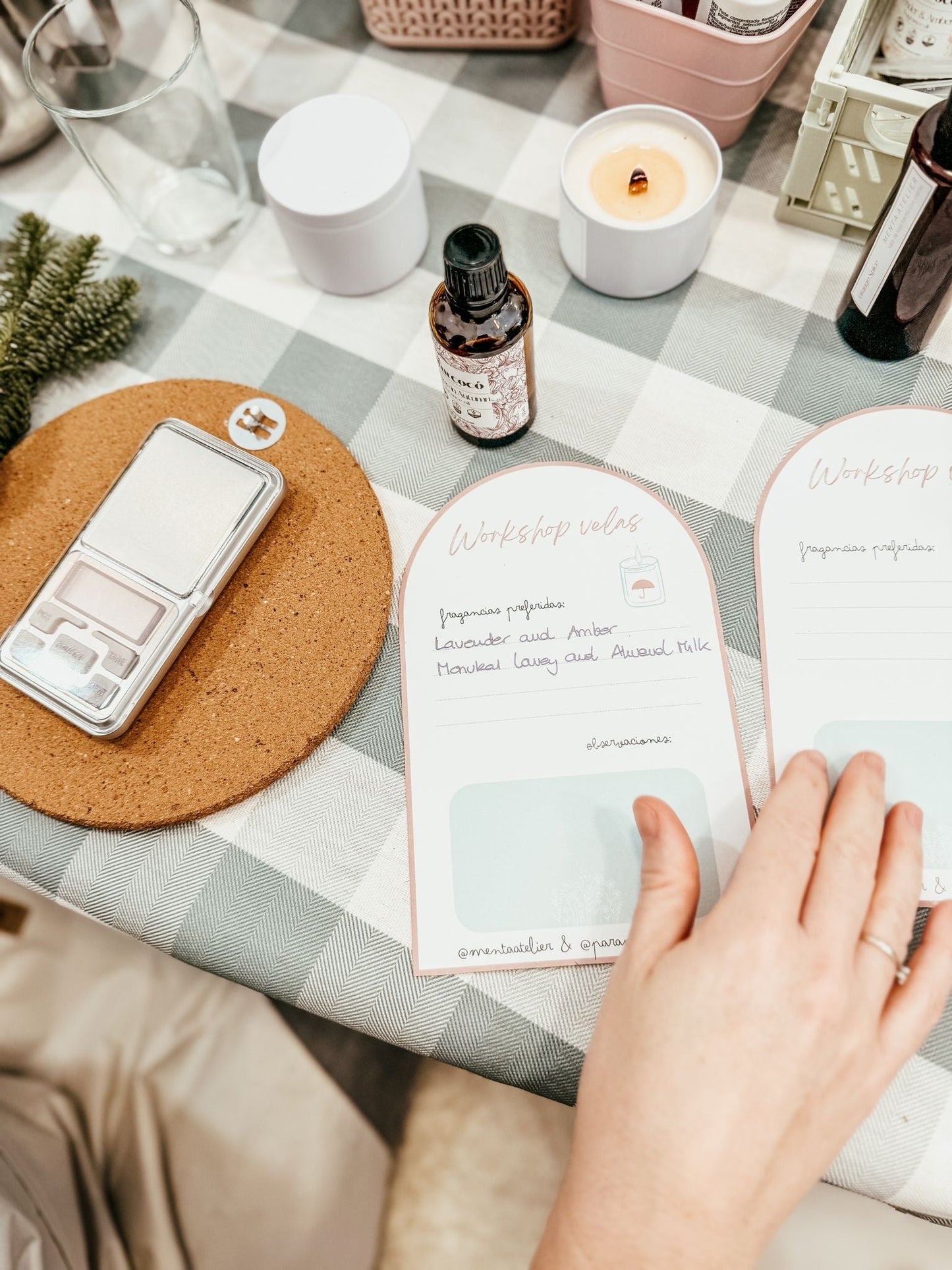 Taller de ambientadores sólidos & wax melts - Menta Atelier