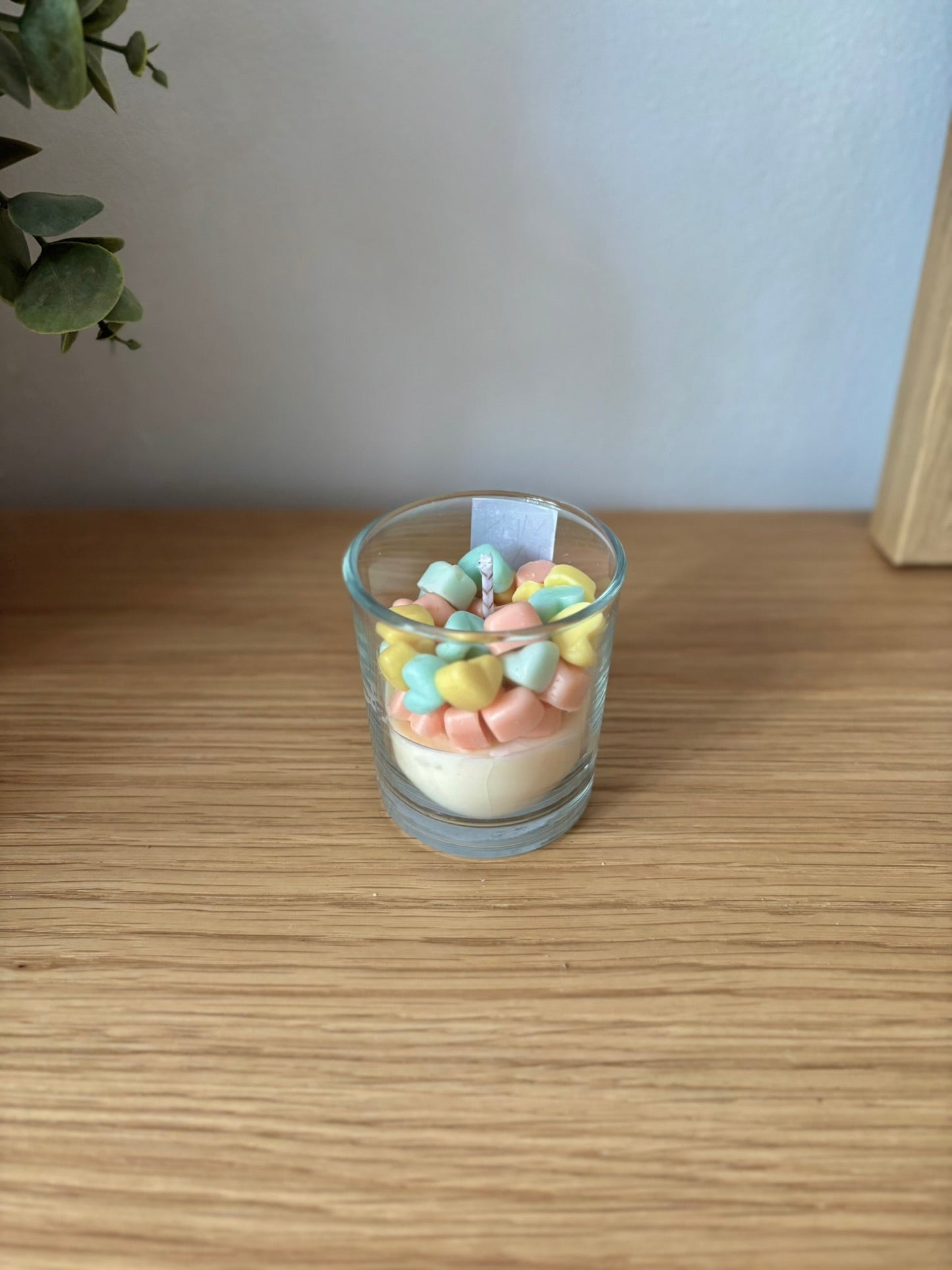 Vela Aromática Corazones - Menta Atelier