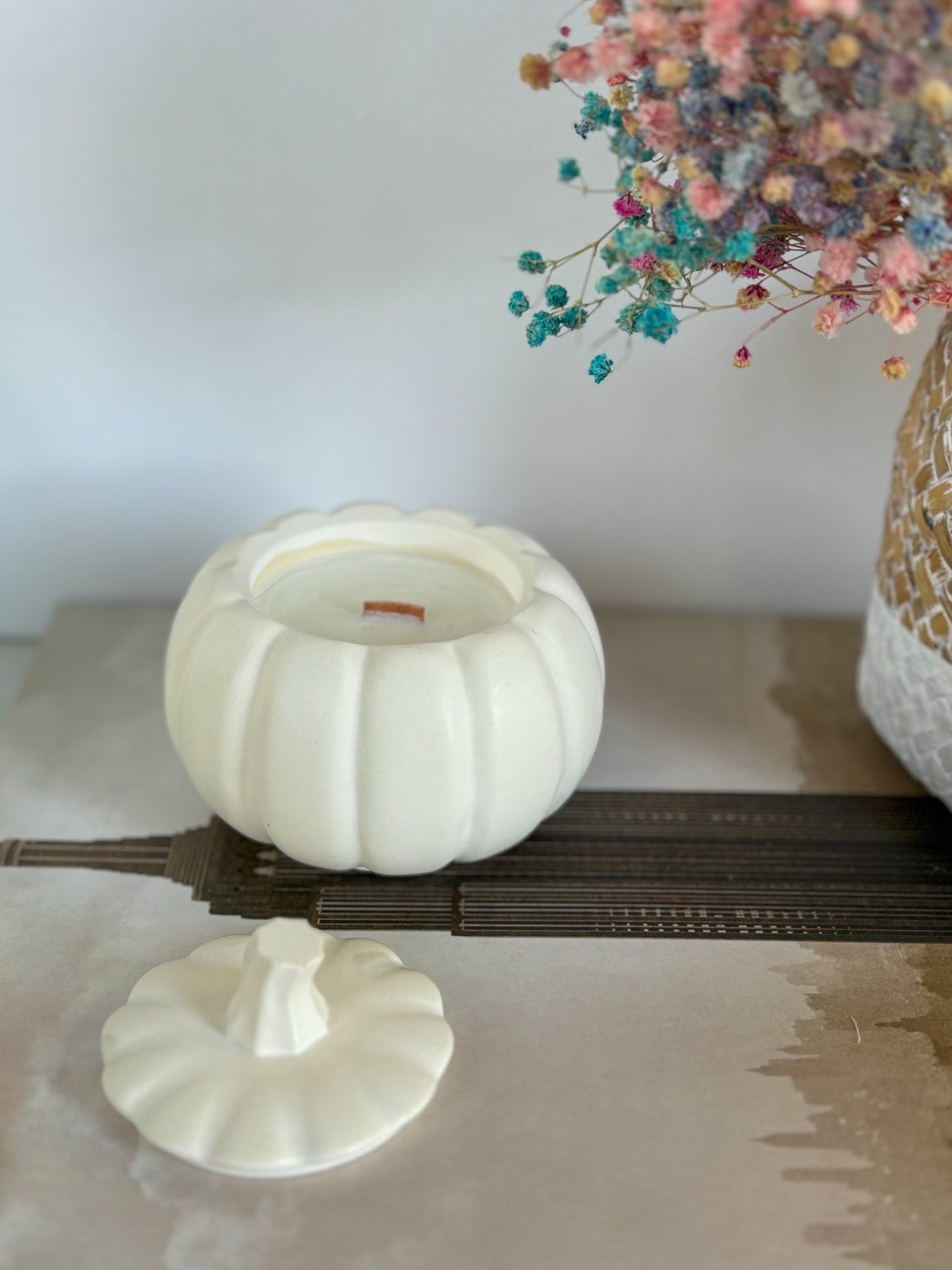 Vela Calabaza Grande - Menta Atelier
