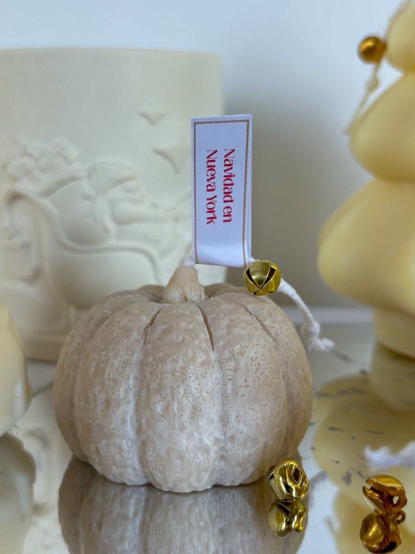 Vela decorativa mini Calabaza - Menta Atelier