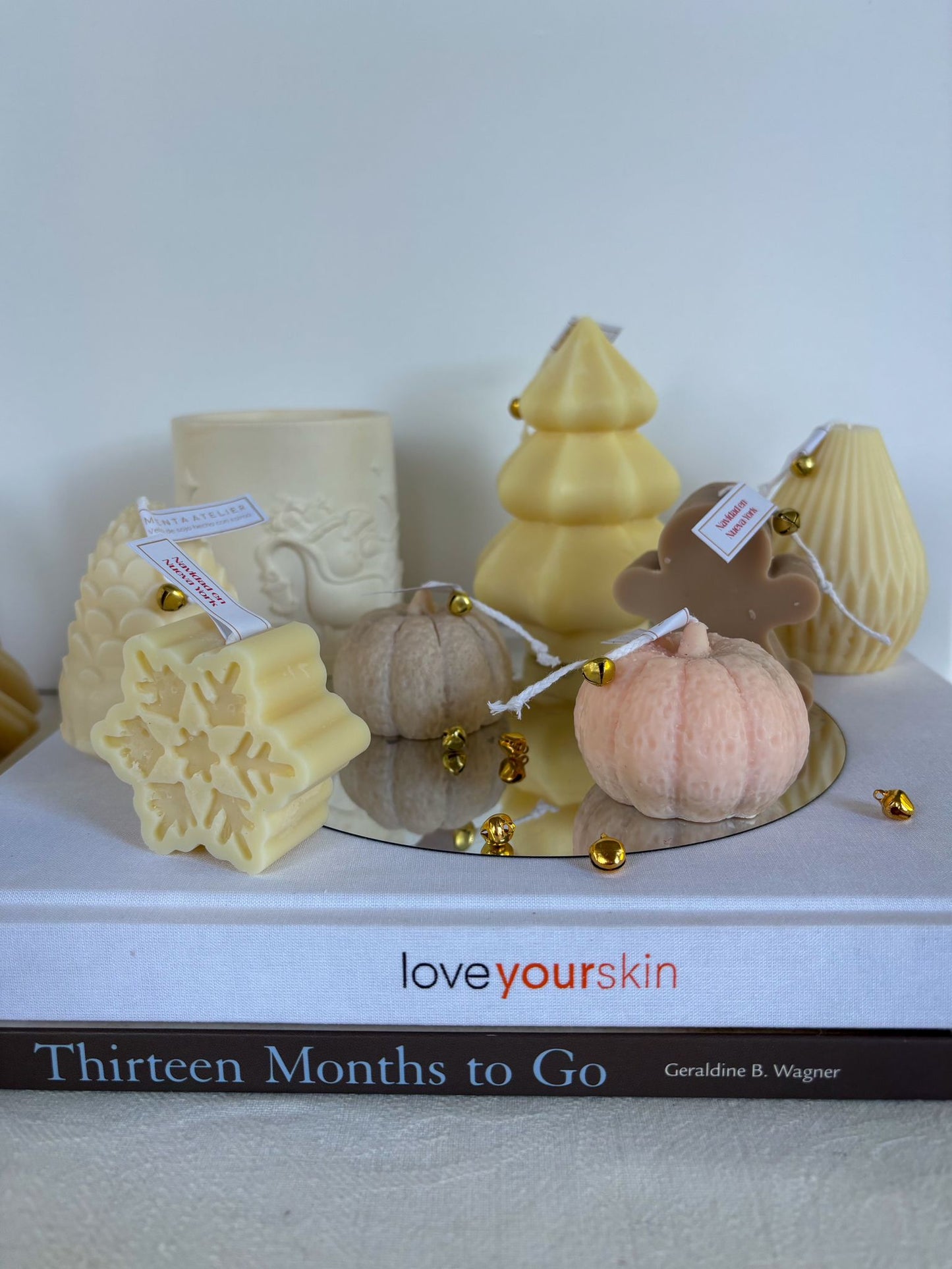 Vela decorativa mini Calabaza - Menta Atelier