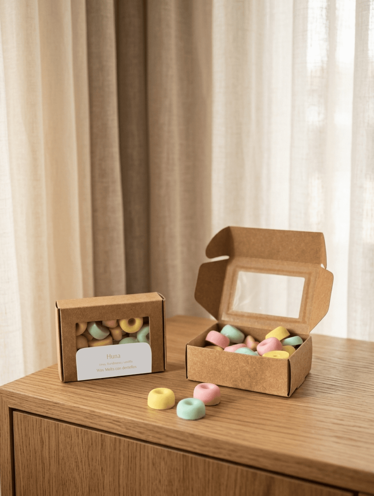 Wax melts Huna | Lima, frambuesa y vainilla - Menta Atelier