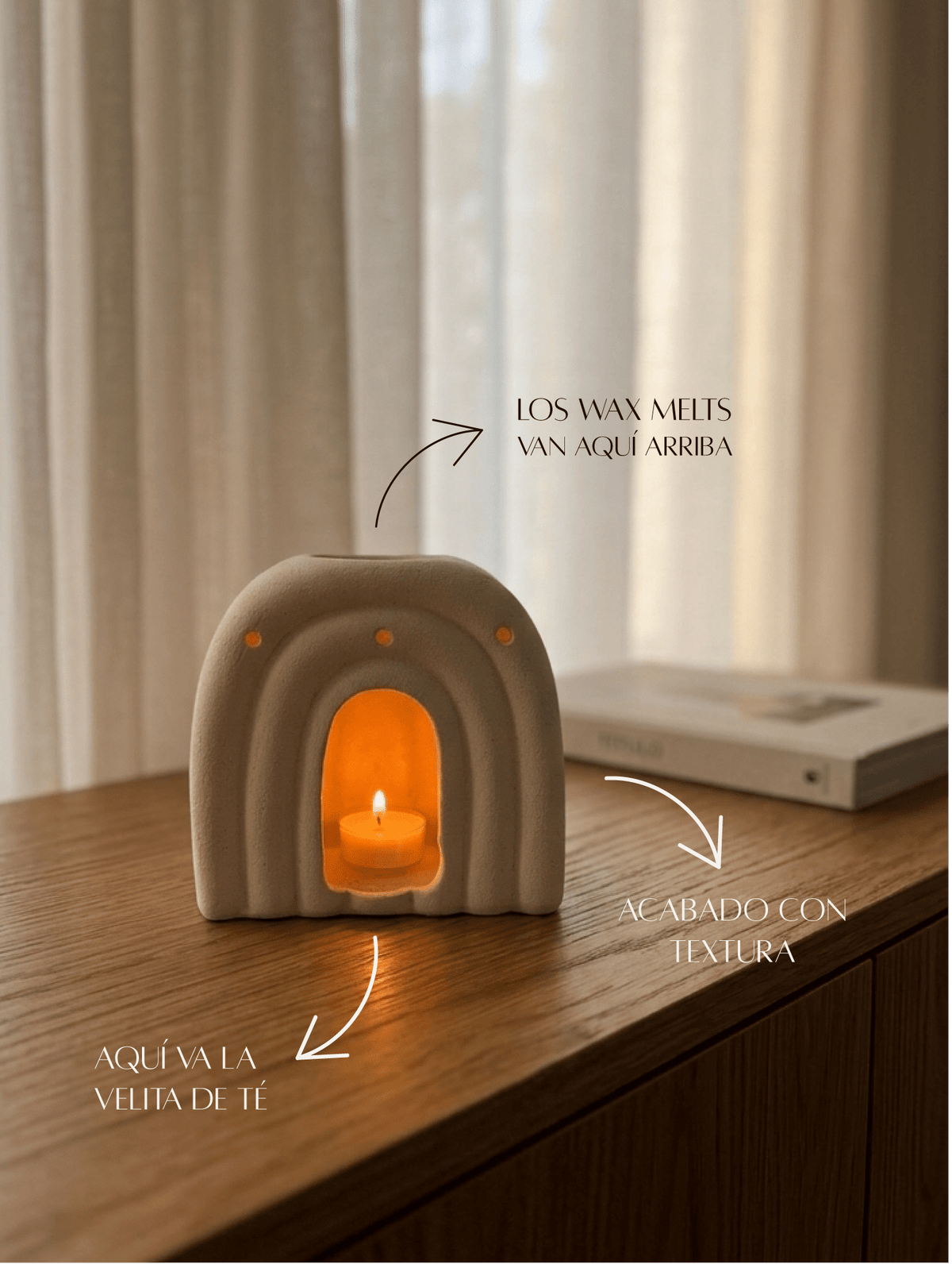 Wax Melts Napoo | Naranja madura, jengibre y caramelo dulce - Menta Atelier