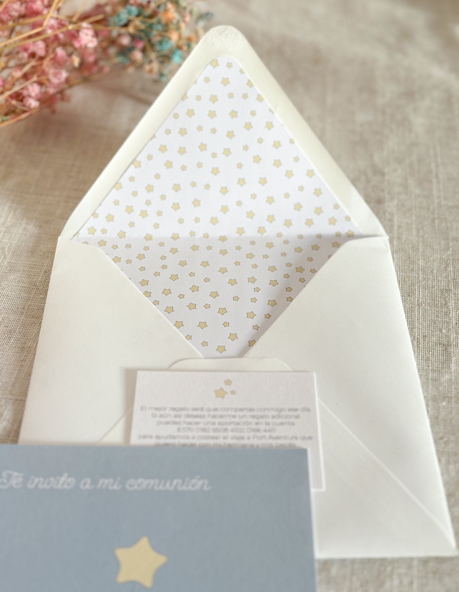 Invitación Fox - Menta Atelier