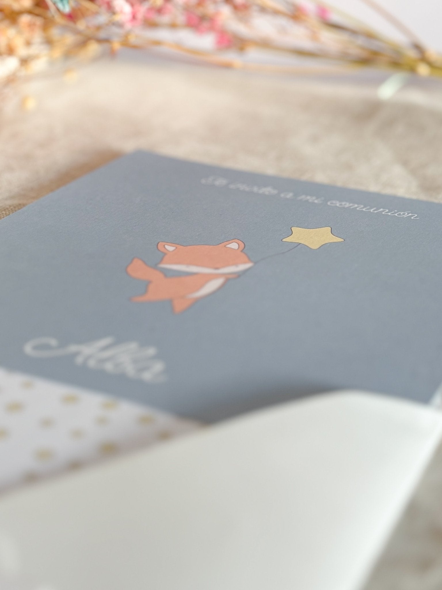 Invitación Fox - Menta Atelier