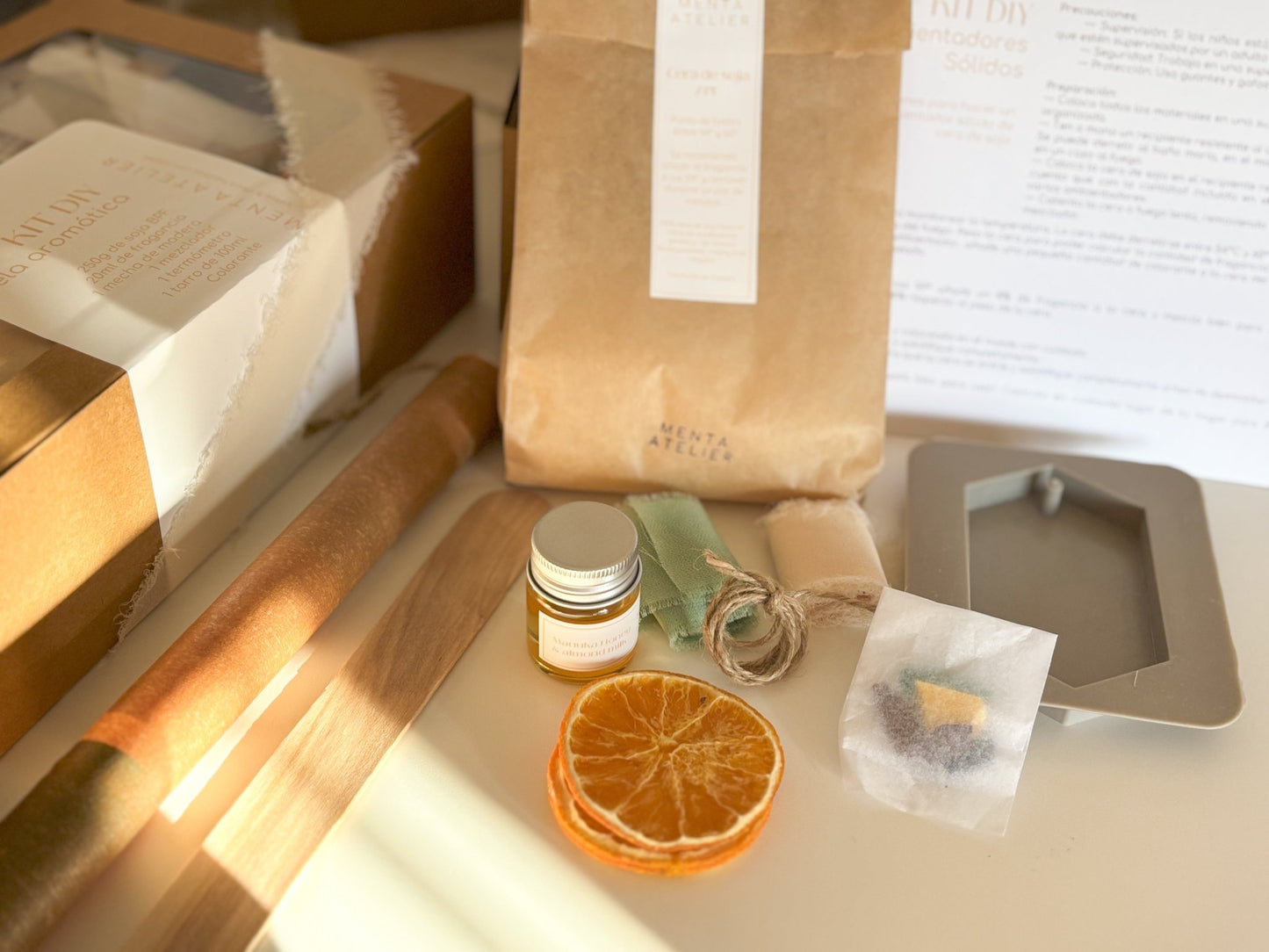 Kit DIY ambientadores sólidos - Menta Atelier