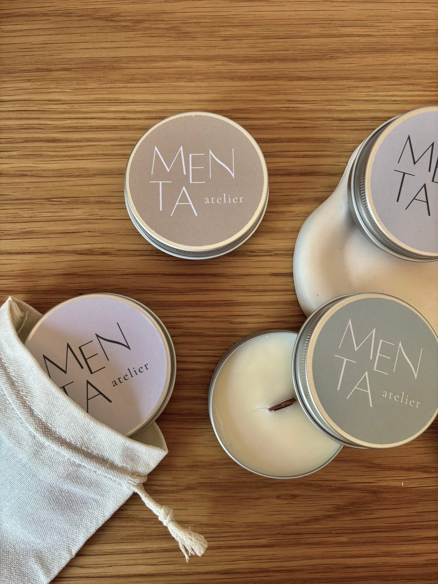 Mini Velas Colección Alma – Elige tu Aroma o Crea tu Pack - Menta Atelier