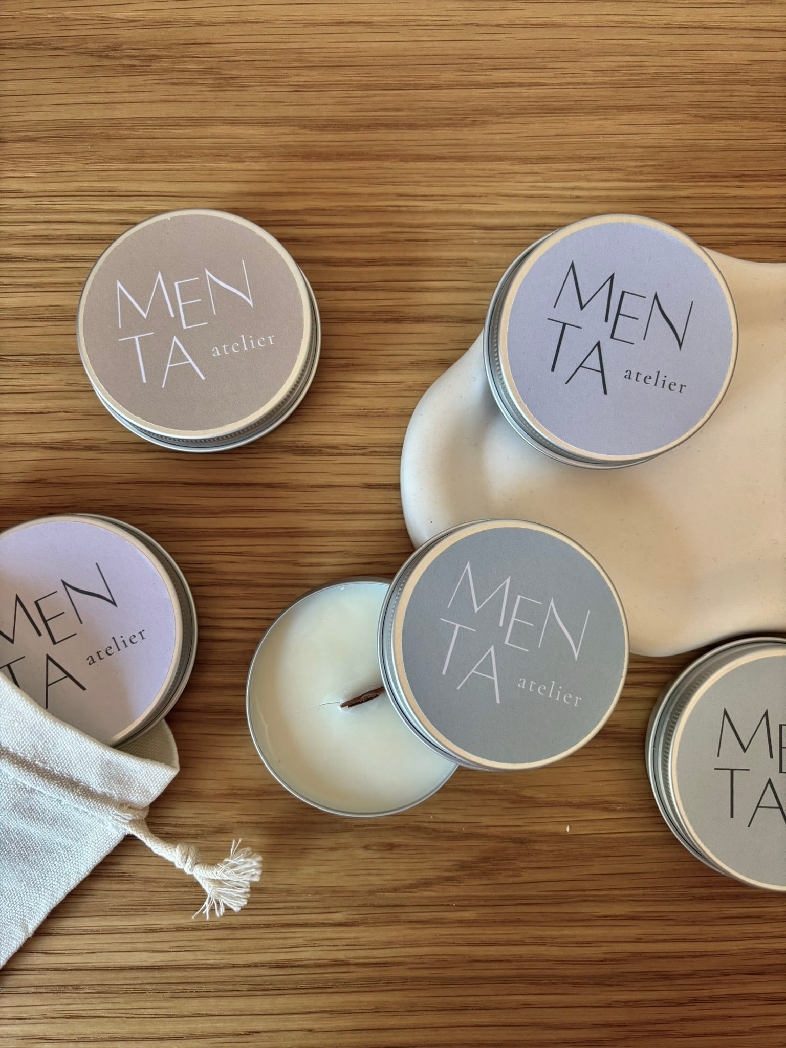 Mini Velas Colección Alma – Elige tu Aroma o Crea tu Pack - Menta Atelier