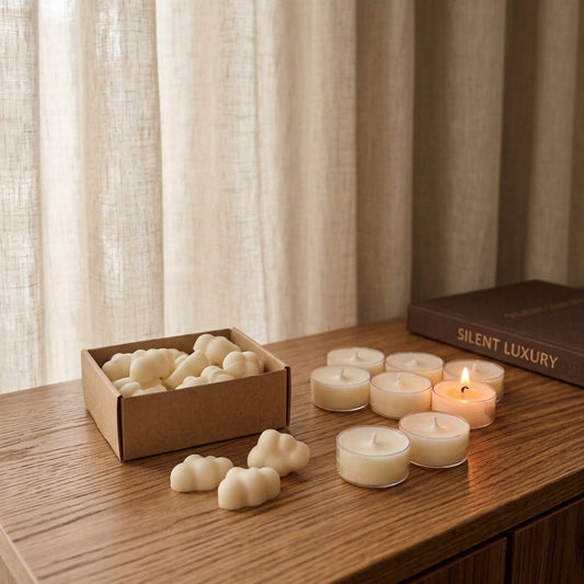 Pack Wax Melts + Velas de Té | Recarga para tu Quemador - Menta Atelier