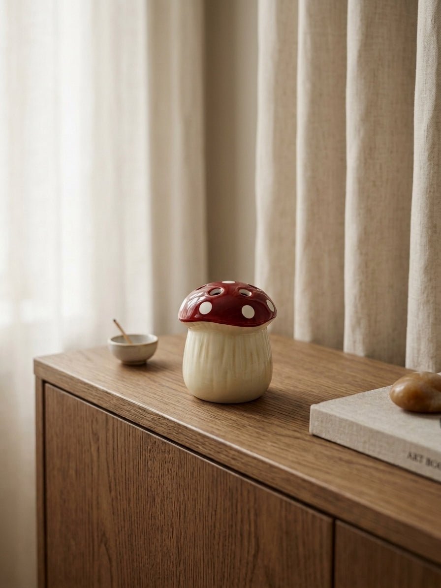 Porta velas y quemador de Incienso Toad - Menta Atelier