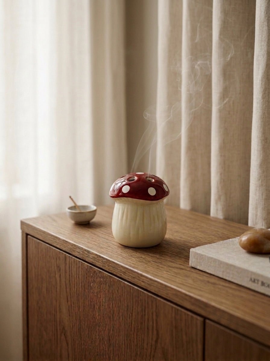 Porta velas y quemador de Incienso Toad - Menta Atelier