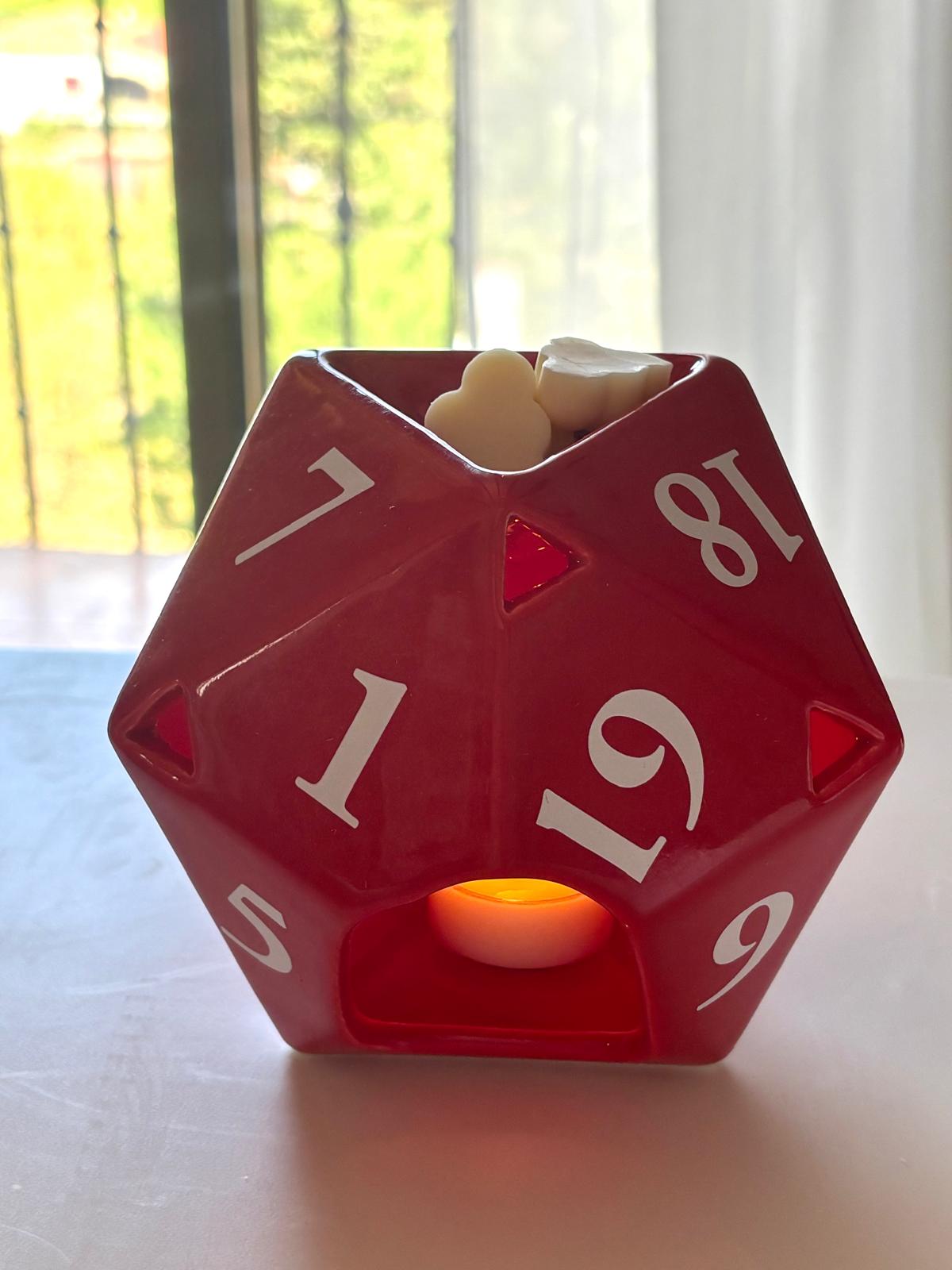 Quemador D20 — Edición Dado de Rol - Menta Atelier