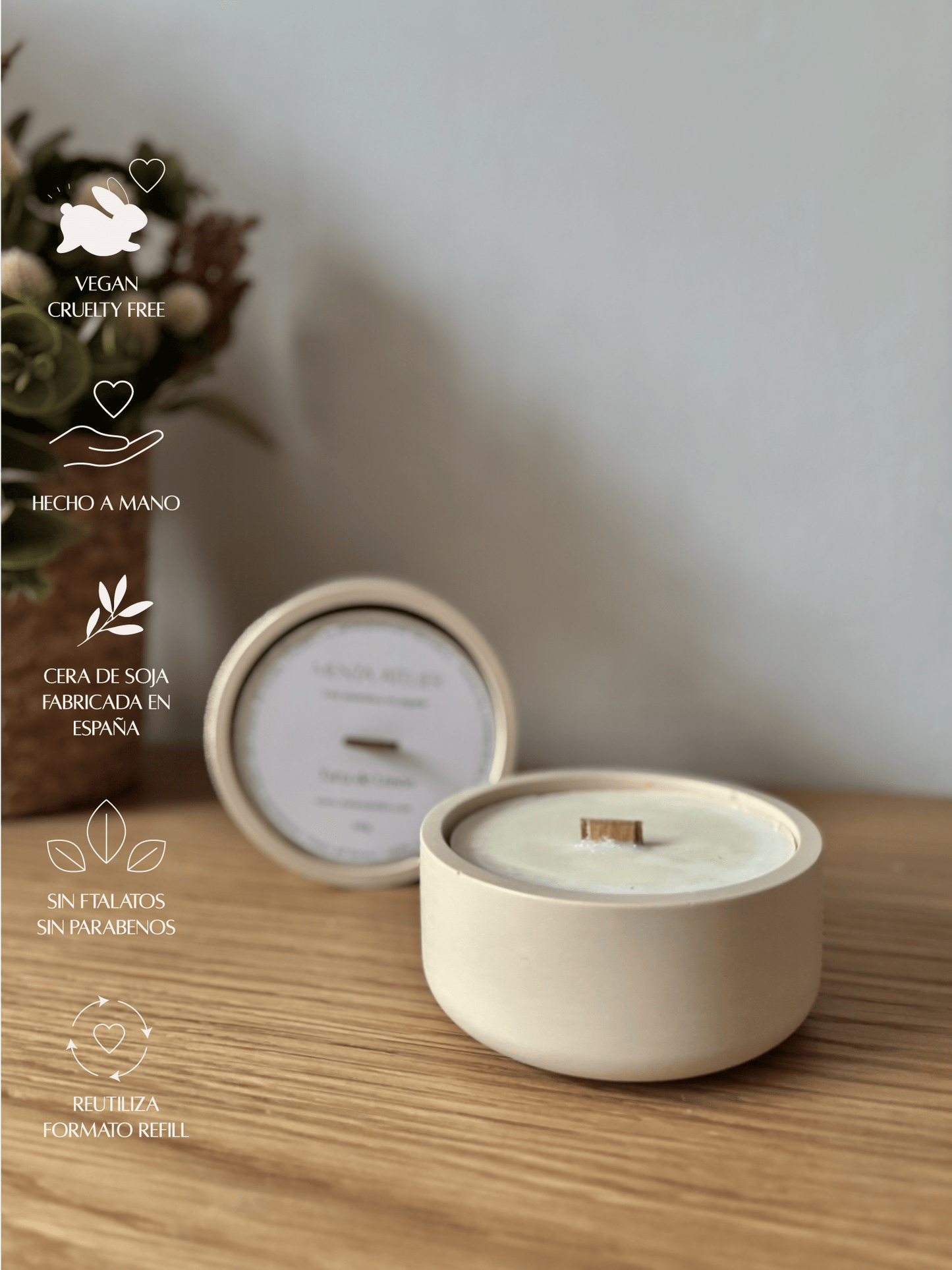 Refill Vela Aromática L - Menta Atelier
