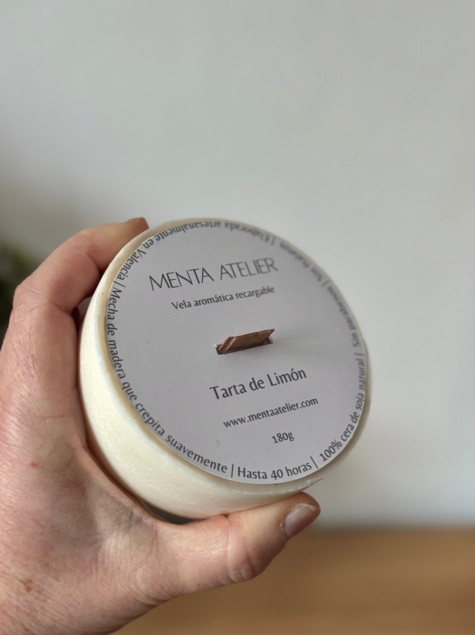 Refill Vela Aromática L - Menta Atelier