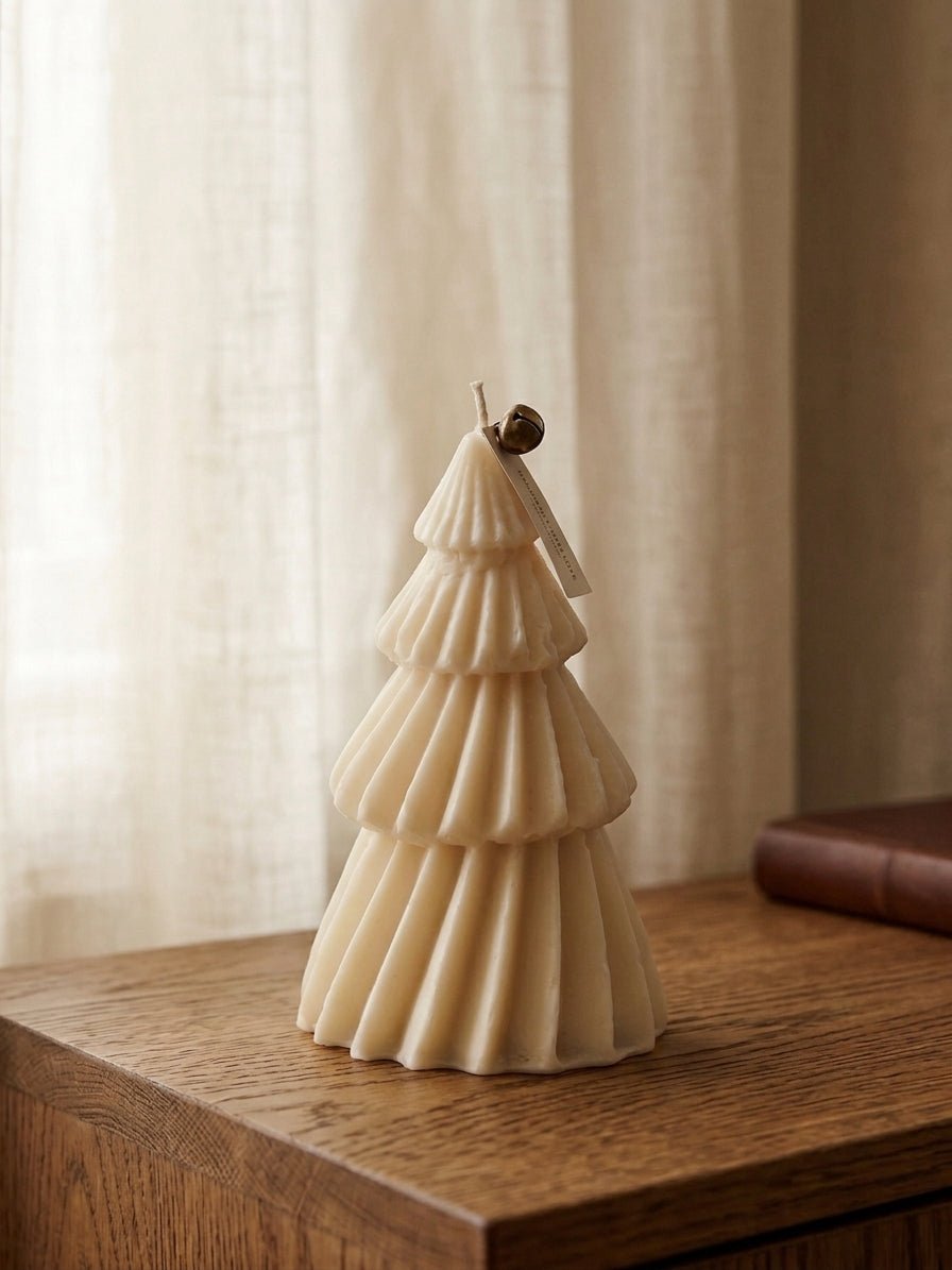Vela Árbol de Navidad Wavy - Menta Atelier