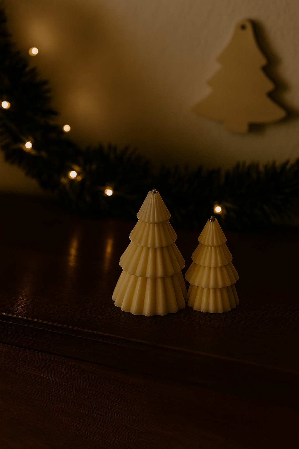 Vela Árbol de Navidad Wavy - Menta Atelier