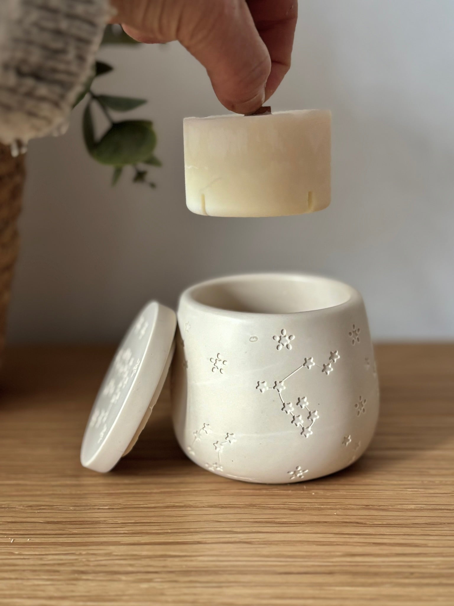 Vela Aromática Constelaciones - Menta Atelier