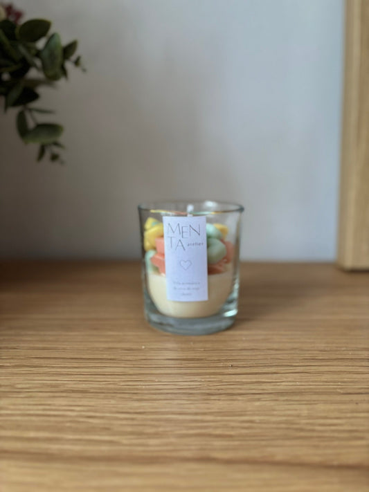 Vela Aromática Corazones - Menta Atelier