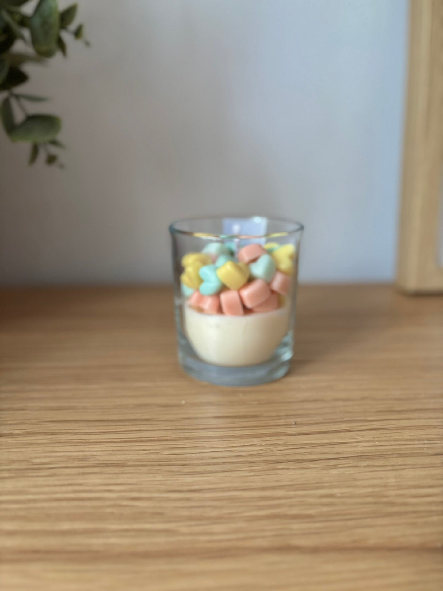 Vela Aromática Corazones - Menta Atelier