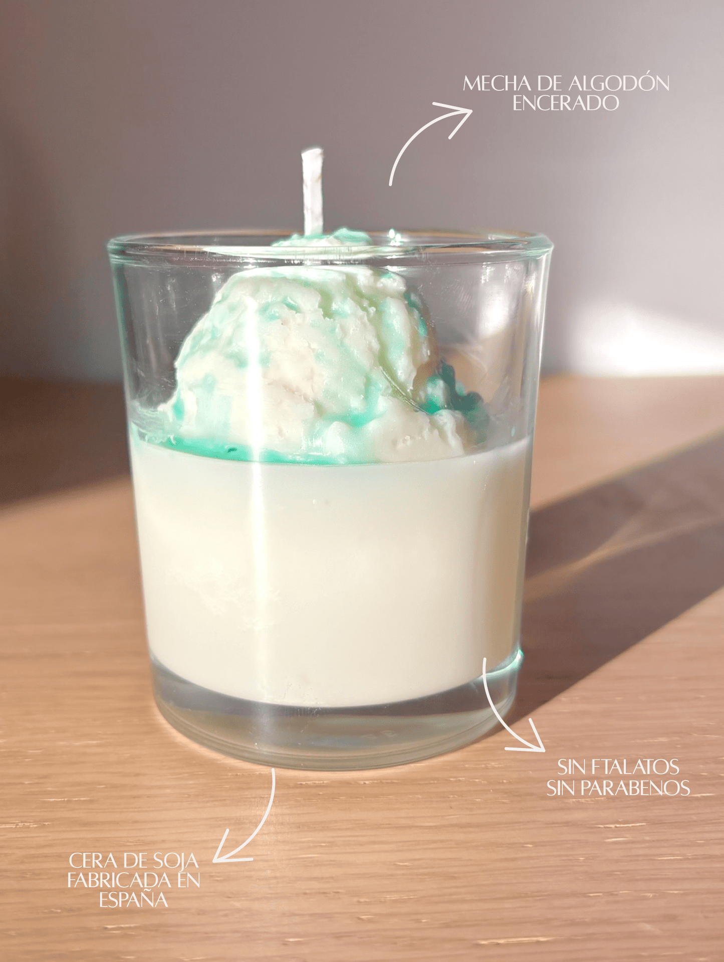 Vela Aromática Helado - Menta Atelier