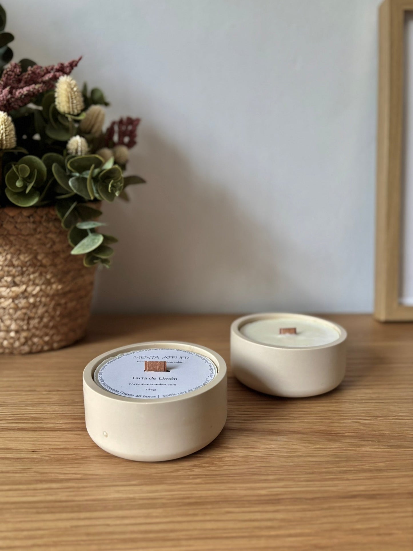 Vela Aromática L - Menta Atelier