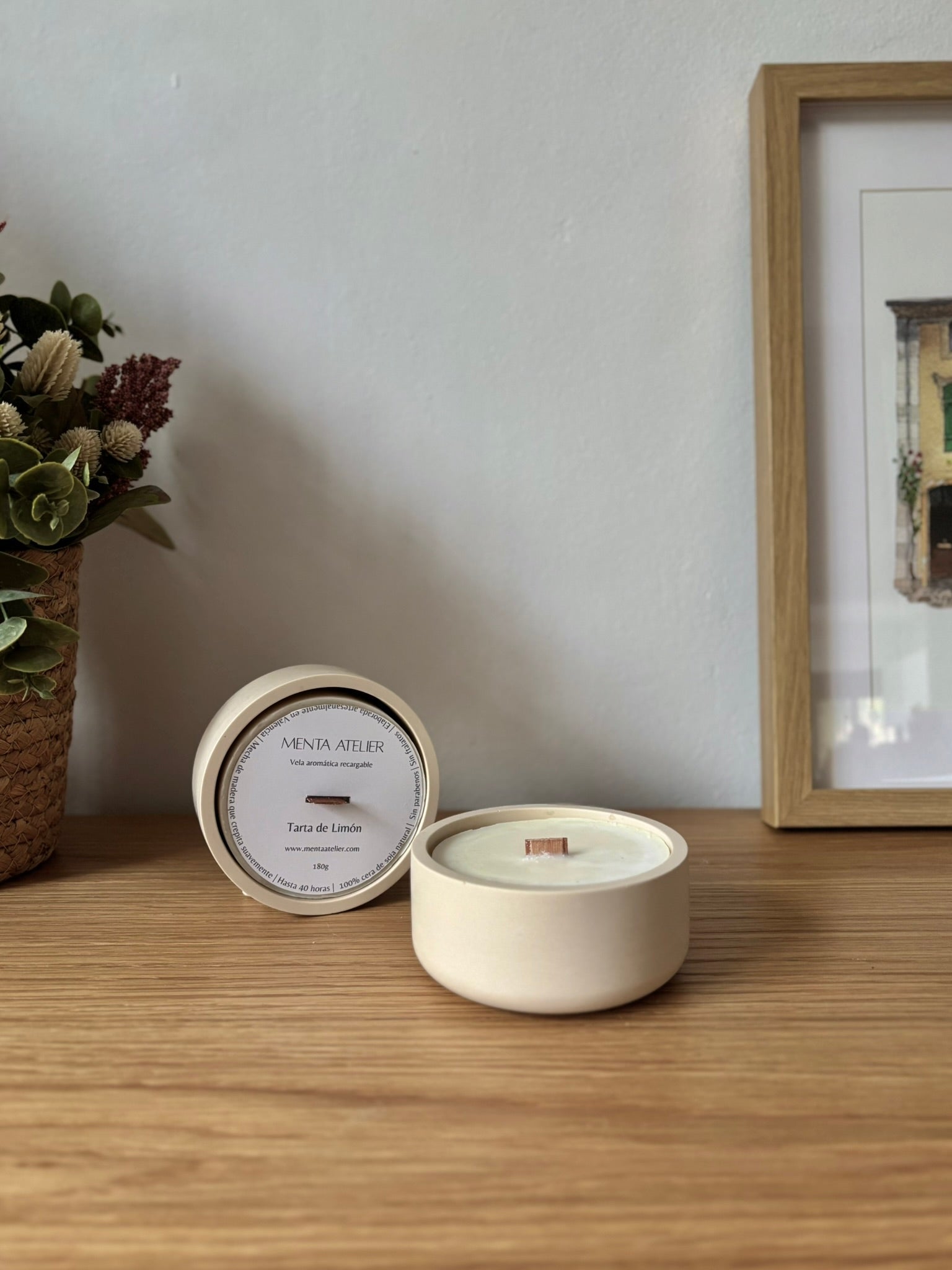 Vela Aromática L - Menta Atelier