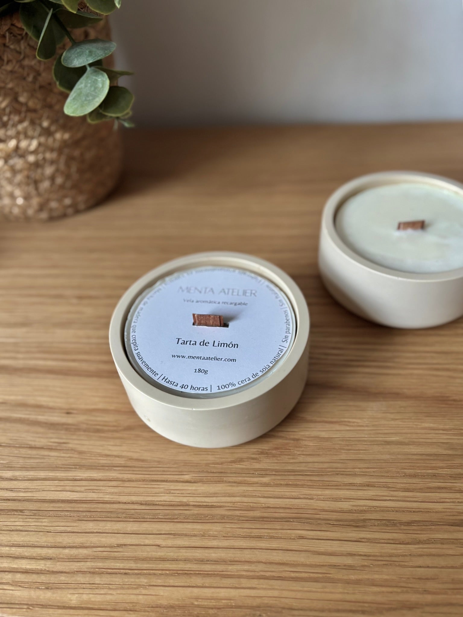 Vela Aromática L - Menta Atelier