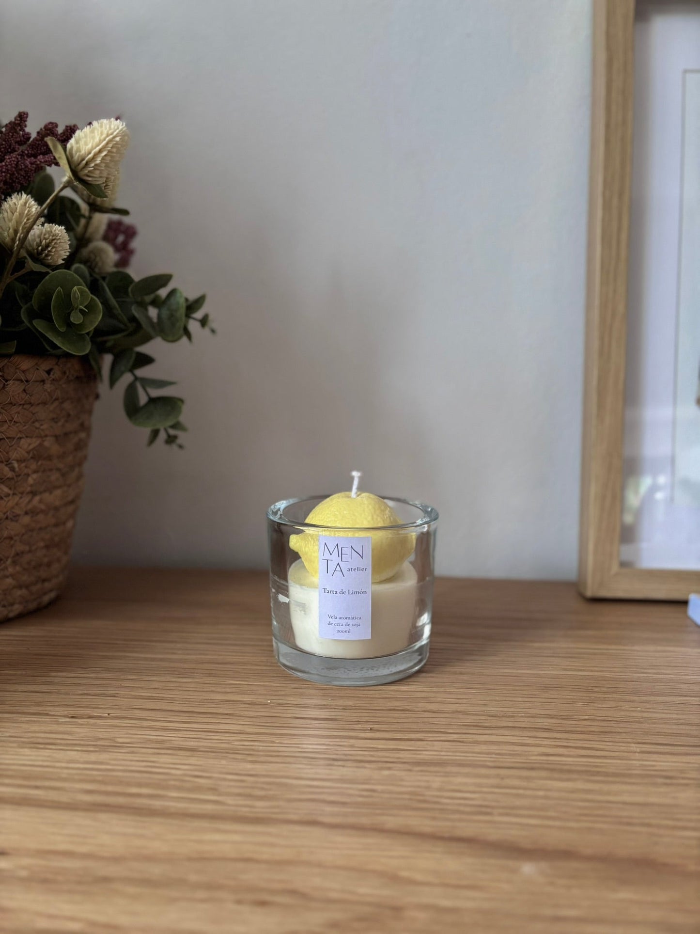 Vela Aromática Limón - Menta Atelier