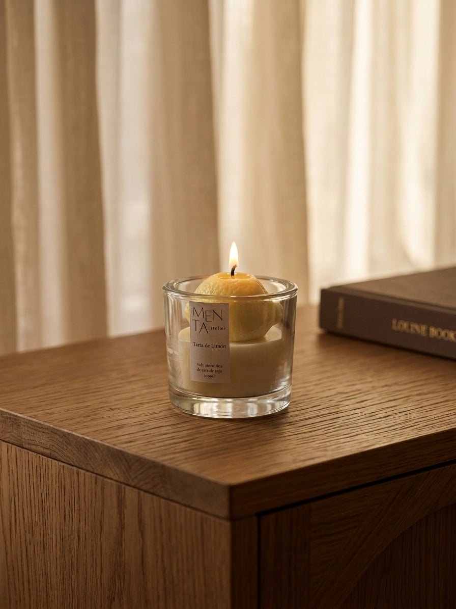 Vela Aromática Limón - Menta Atelier
