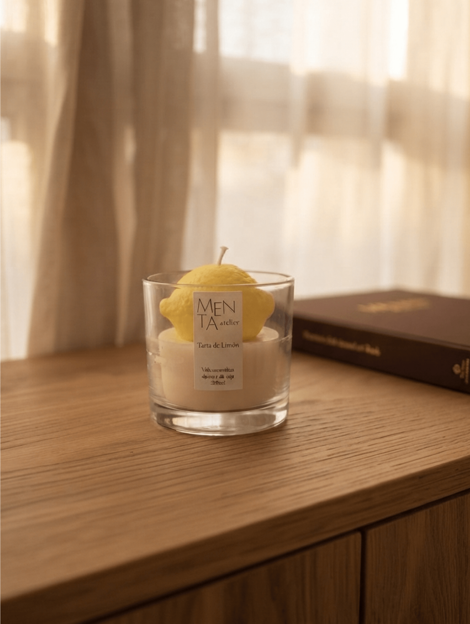 Vela Aromática Limón - Menta Atelier