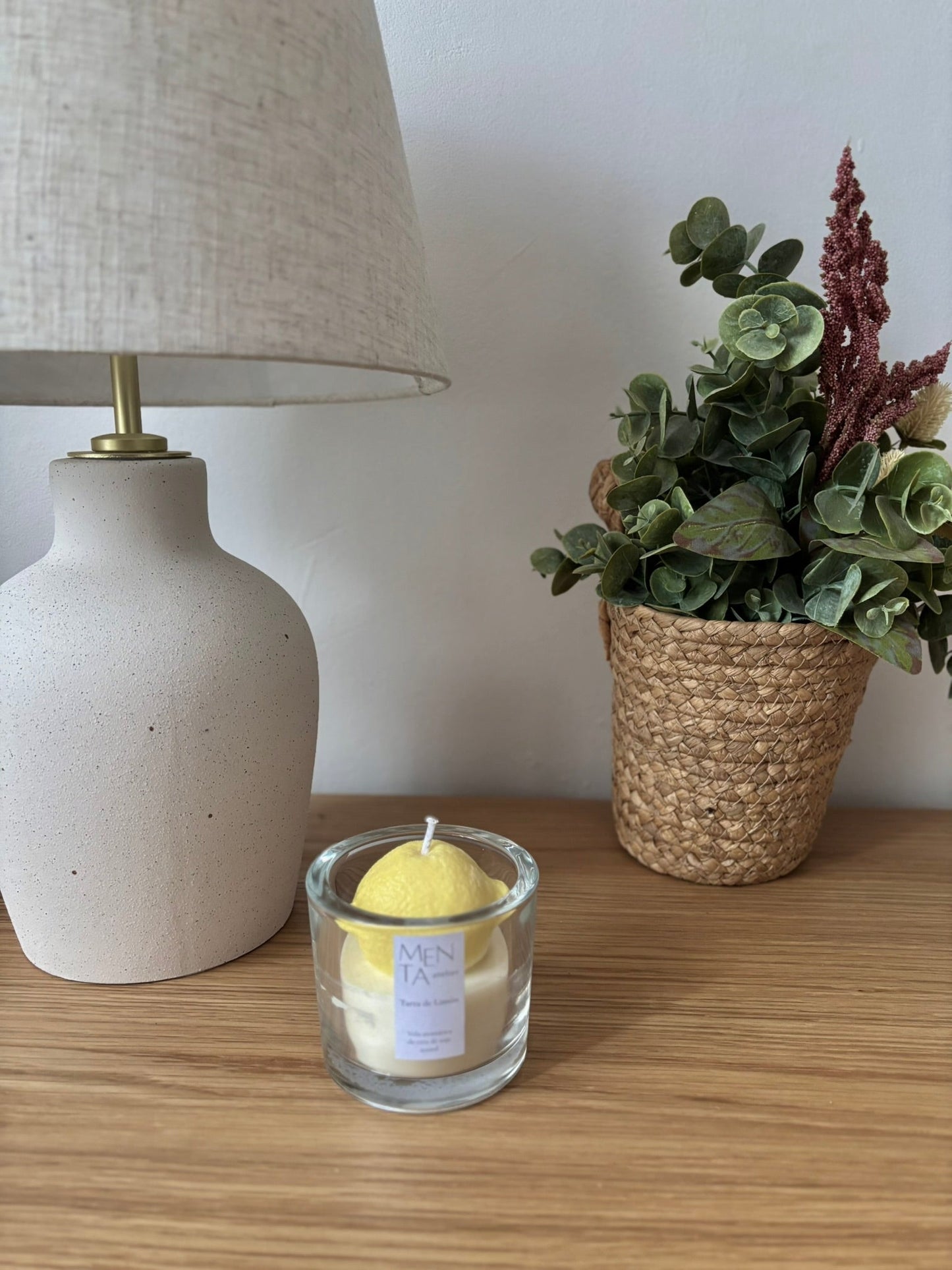 Vela Aromática Limón - Menta Atelier
