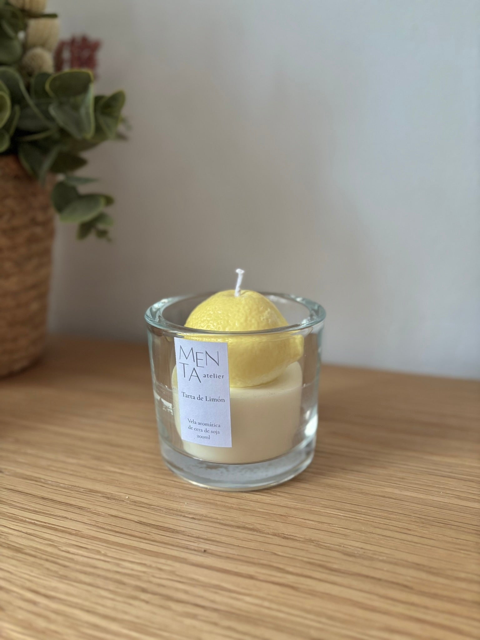 Vela Aromática Limón - Menta Atelier