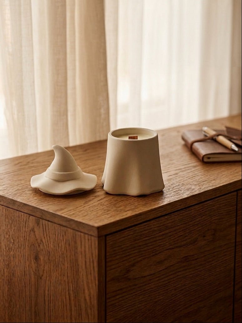 Vela aromática - Truco o trato - Menta Atelier
