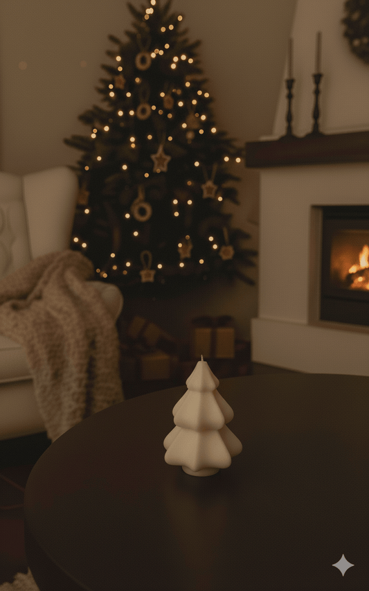 Vela decorativa Árbol de Navidad Glow - Menta Atelier
