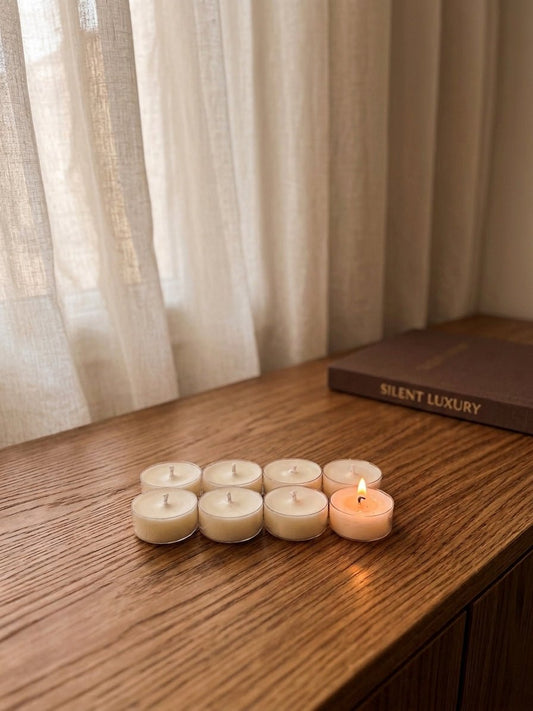 Velas de té sin fragancia - Menta Atelier