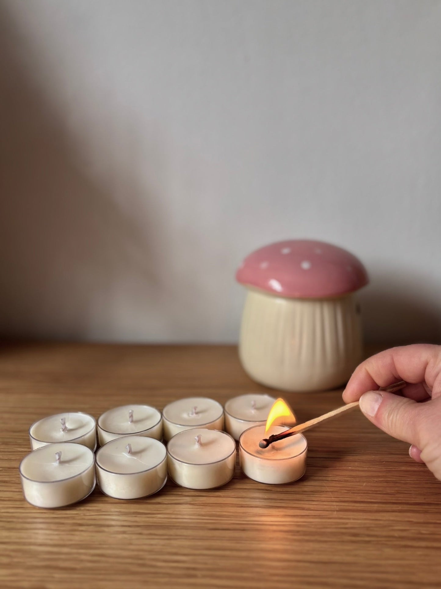 Velas de té sin fragancia - Menta Atelier