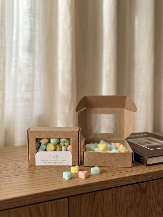 Wax melts Amalfi | Limón, azúcar moreno y leche merengada - Menta Atelier