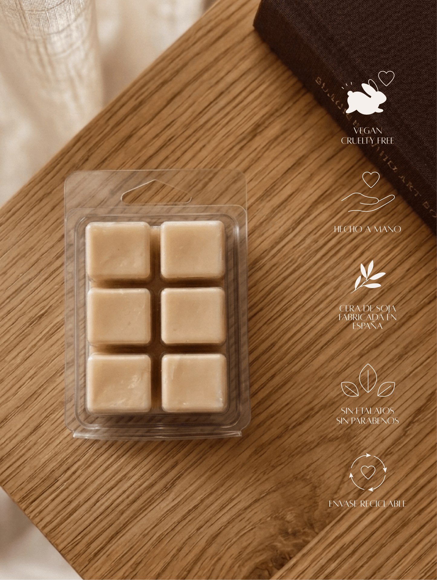 Wax Melts Napoo | Naranja madura, jengibre y caramelo dulce - Menta Atelier