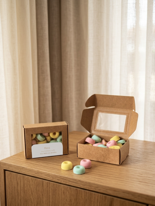 Wax melts Huna | Lima, frambuesa y vainilla